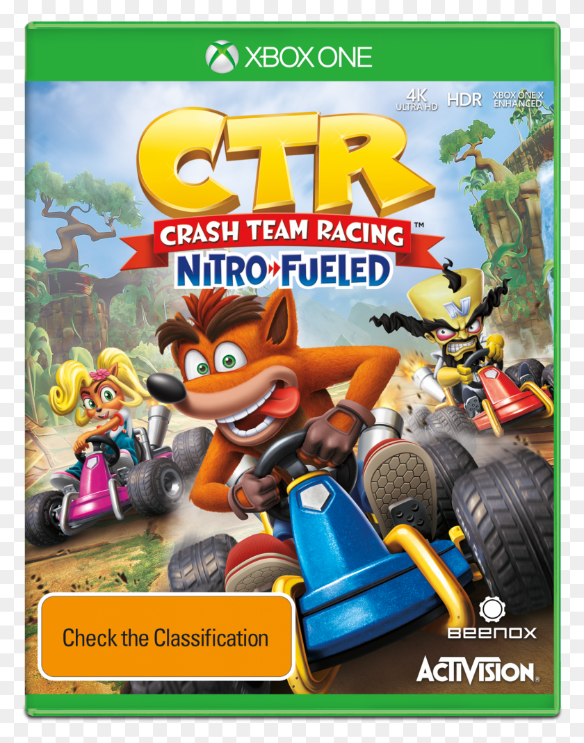 1471x1903 New Ctr X1 3d Front Packshot Au Crash Team Racing Nitro Fueled Xbox One HD PNG Download