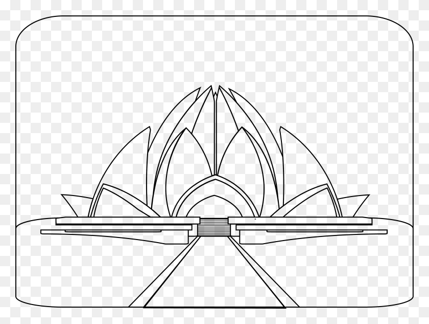 3840x2822 New Delhi39s Lotus Temple Vector Lotus Temple Clipart, Halo, Call Of Duty HD PNG Download