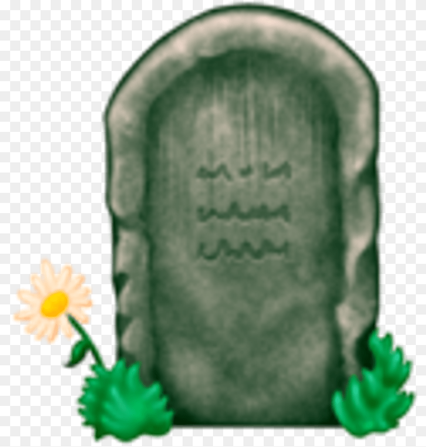 New Emoji For 2020 117 Arrivals But Amid The Fun 1 Mystery Headstone Emoji, Gravestone, Tomb, Flower, Plant Transparent PNG
