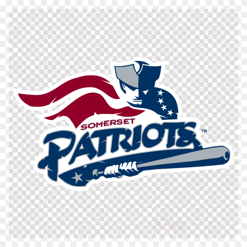 900x900 New England Patriot Clipart Somerset Patriots Logo, Label, Text, Texture HD PNG Download