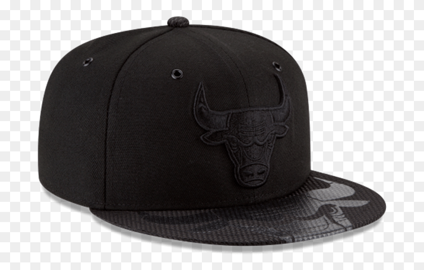 694x475 New Era Chicago Bulls Black 59Fifty Fitted Hat Black Chicago Bulls New Era Nba Back 1 2 Series, Ropa, Vestimenta, Gorra De Béisbol Hd Png