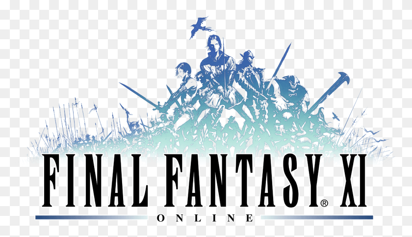 1507x818 New Final Fantasy Xi Update Arrives To Celebrate 12th Final Fantasy Xi Logo, Advertisement, Poster, Text HD PNG Download
