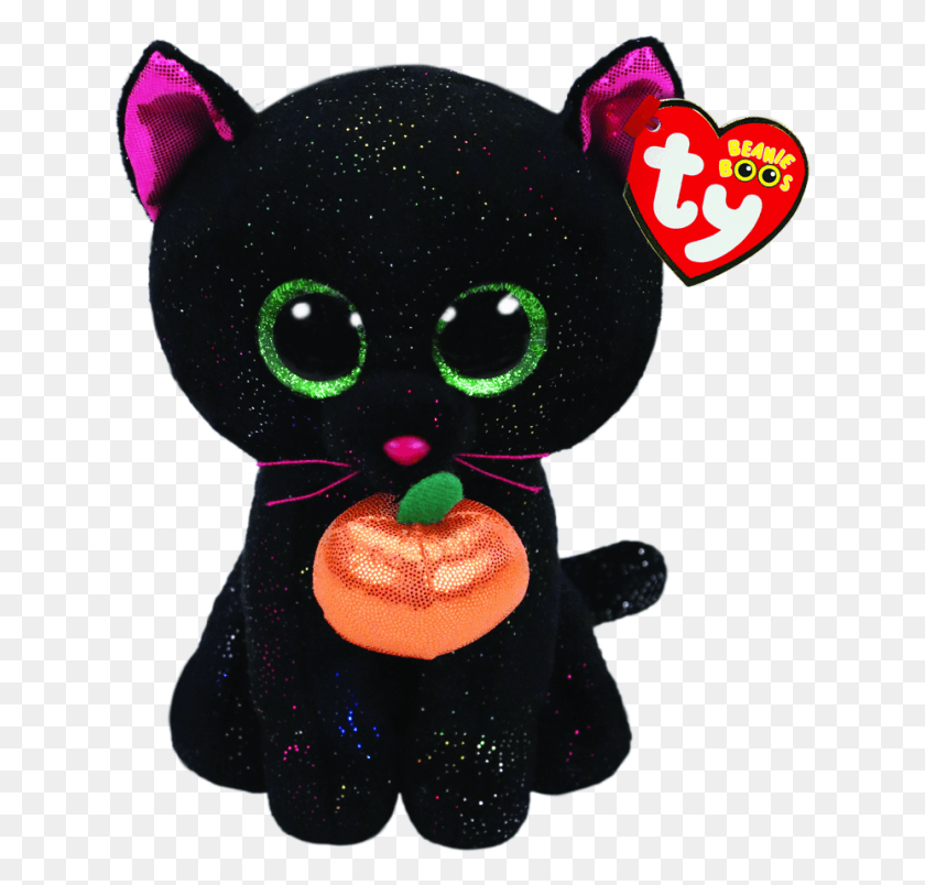 634x744 New Halloween Potion Cat With Pumpkin Beanie Boos Halloween 2018, Sweets, Food, Confectionery HD PNG Download