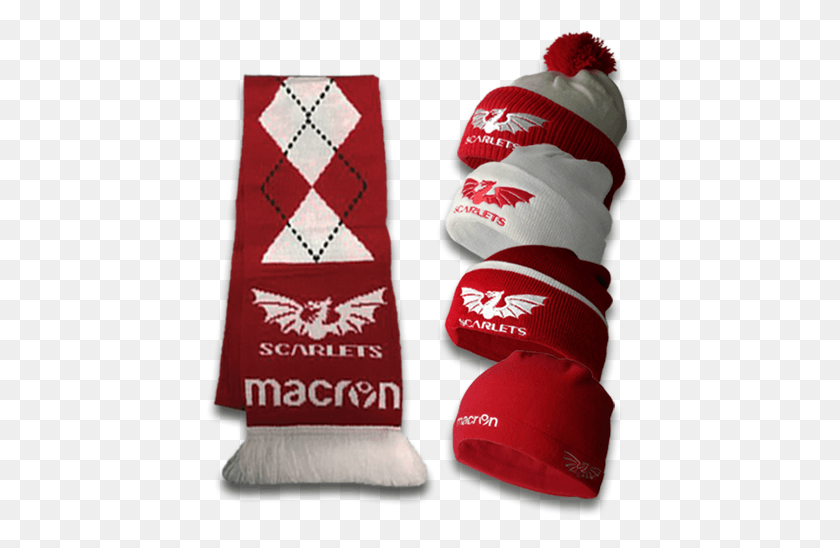 432x488 New Hat And Scarf Combo Scarlets, Clothing, Apparel, Cushion HD PNG Download
