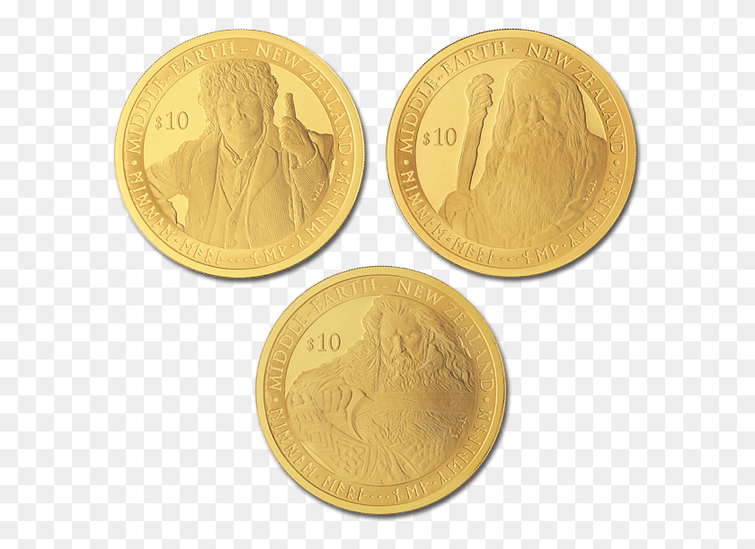 591x551 Descargar Png / Moneda De Oro Nuevo Hobbit, Dinero, Dime Hd Png