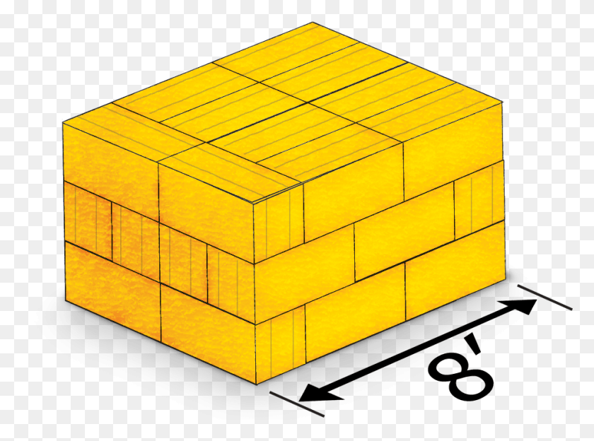 947x685 New Holland Bale Wagon Stack Pattern, Caja, Tesoro, Rubix Cube Hd Png