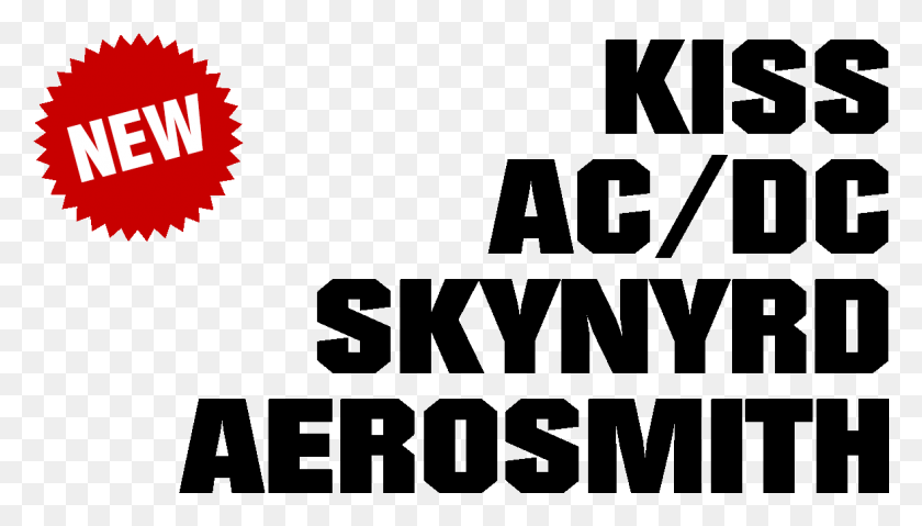 1178x634 Новые Футболки Kiss Acdc Skynyrd Amp Aerosmith Новый Веб-Сайт, Текст, На Открытом Воздухе, Серый Hd Png Скачать