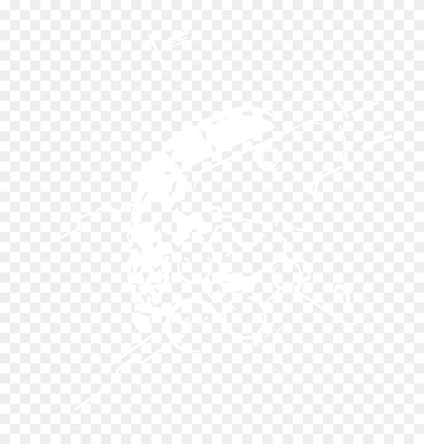 728x820 Новый Логотип Kojima Productions Логотип Джонса Хопкинса Белый, Трафарет, Графика Hd Png Скачать