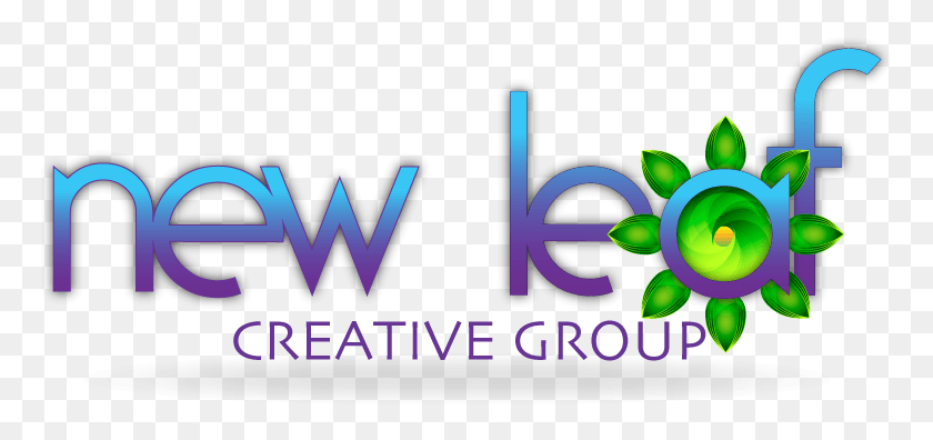771x336 Descargar Png New Leaf Logo Medium Footer Diseño Gráfico, Texto, Alfabeto, Planta Hd Png