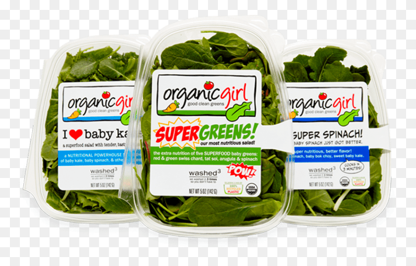 825x506 New Lettuce Organic Girl Salad Mixes, Plant, Spinach, Vegetable HD PNG Download