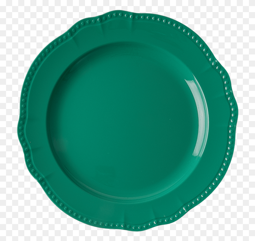 732x736 New Look Dark Green Melamine Dinner Plate By Rice Dk, Dish, Meal, Food HD PNG Download