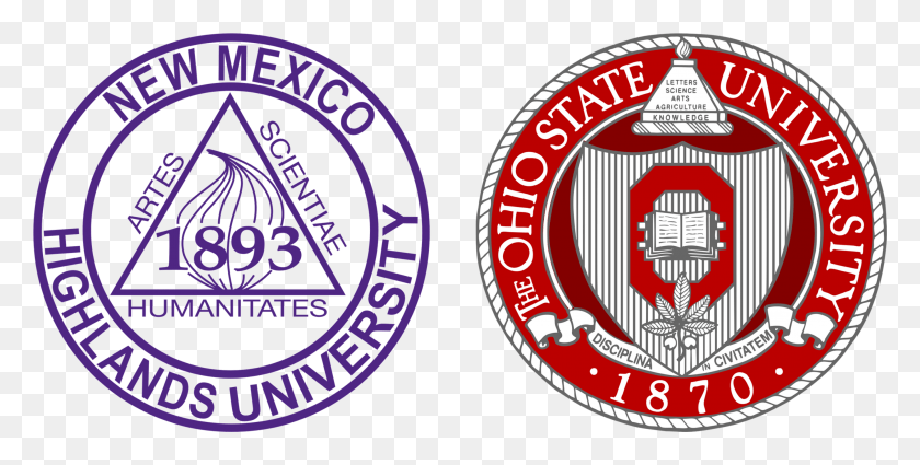 2773x1299 Университет Нью-Мексико Хайлендс, Штат Огайо, Логотип, Символ, Товарный Знак Hd Png Скачать