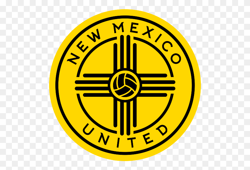 511x511 New Mexico United Fc Black And Yellow New Mexico United Fc, Logo, Symbol, Trademark HD PNG Download