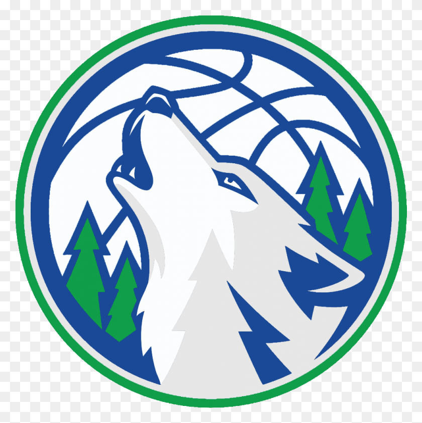 983x986 New Minnesota Timberwolves Logos Minnesota Timberwolves Purple Logo, Symbol, Trademark, Emblem HD PNG Download