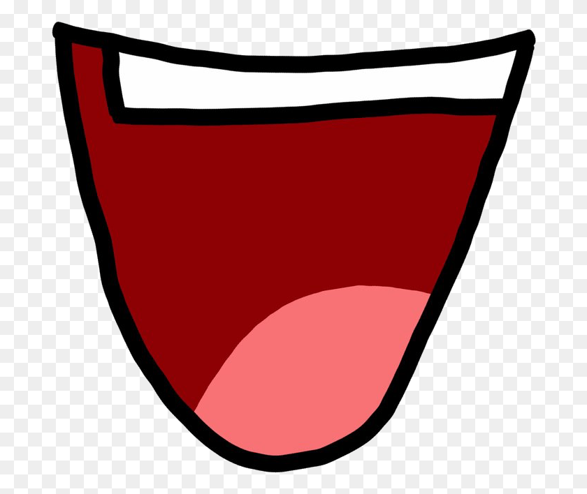 694x648 New Mouth By Sugar Creatorofsfdi Bfdi Mouth Assets Crazy, Diaper, Glass, Wine HD PNG Download