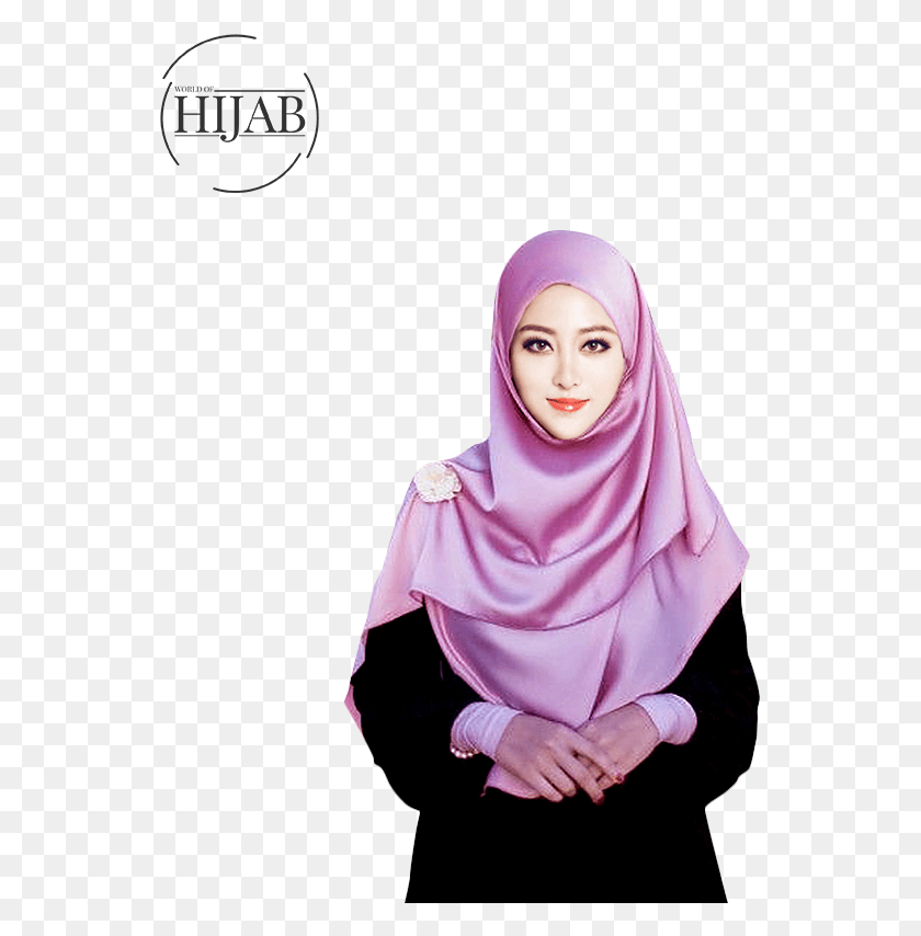 549x794 New Muslim Hijab Women Square Scarf Turban Hijab Head Hijab For Muslim Girl, Clothing, Apparel, Cloak HD PNG Download