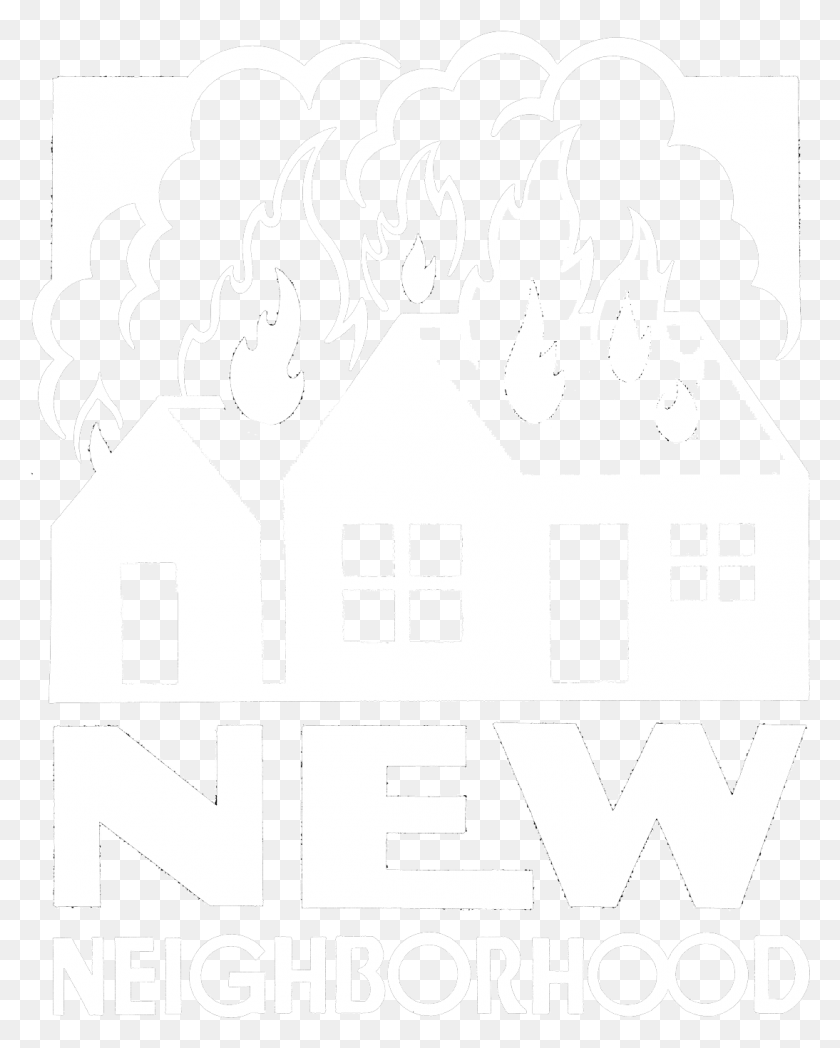 1094x1387 New Neighborhood Is A Theatertvmusic Company Whose Illustration, Stencil, Text, Poster HD PNG Download