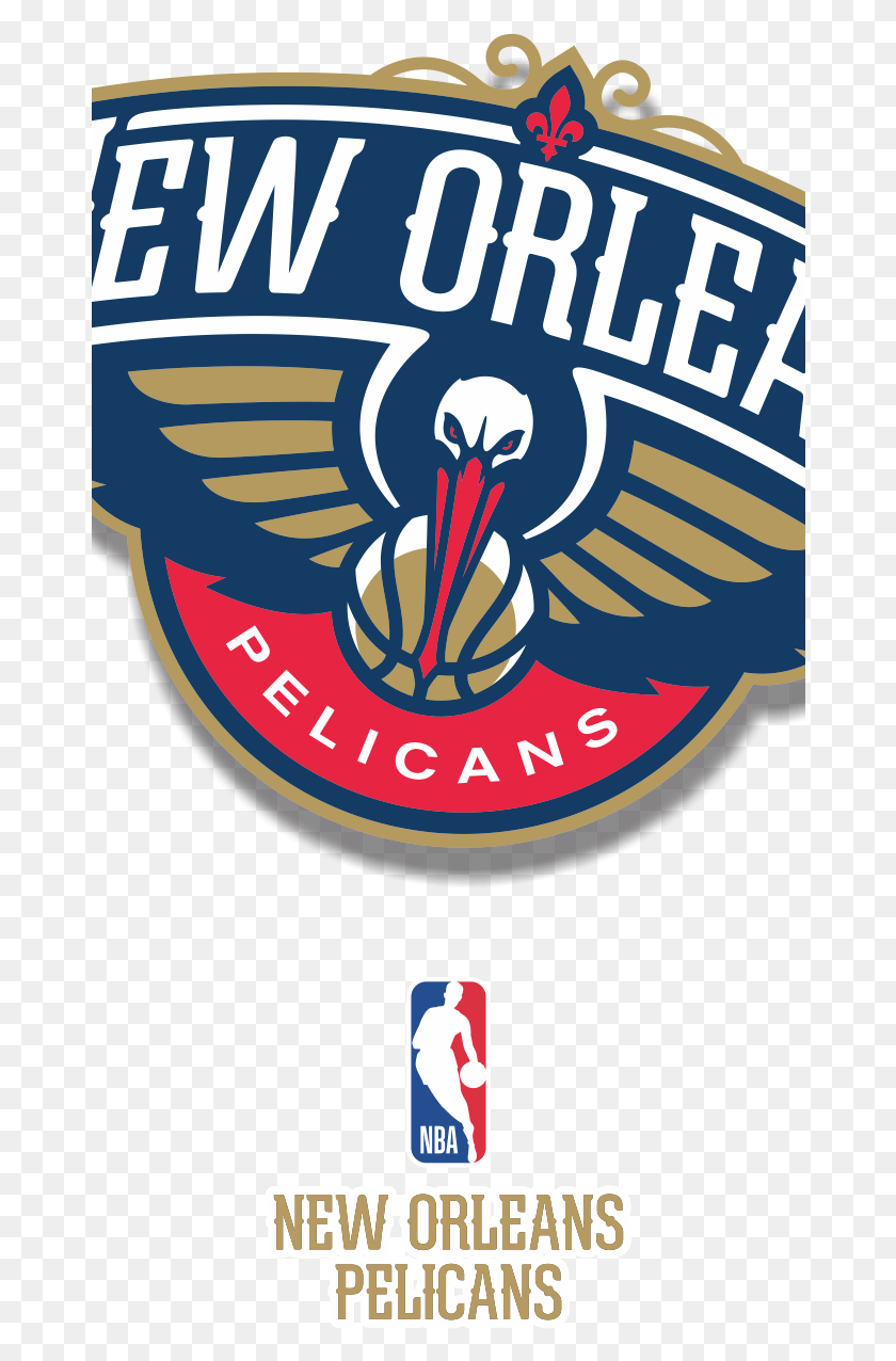 670x1216 New Orleans Pelicans Transparente New Orleans Pelicans Clipart, Symbol, Emblem, Logo HD PNG Download