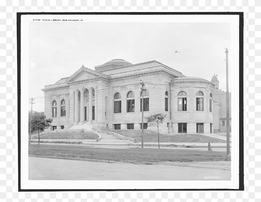 746x591 New Orleans Public Library New Orleans Historic Destroyed, Grass, Plant, Building HD PNG Download