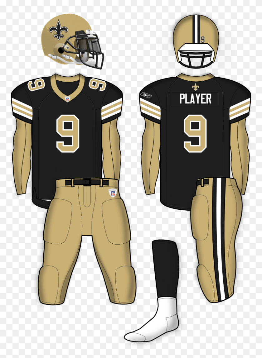 787x1099 New Orleans Saints Concept New Orleans Saints Football Jersey Concept, Clothing, Apparel, Shirt HD PNG Download
