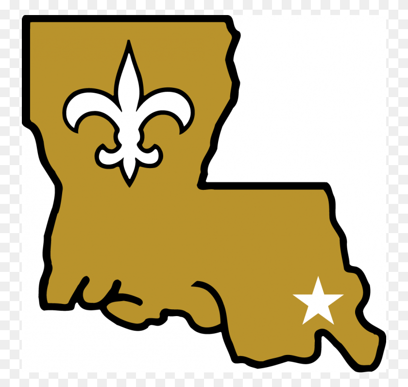 751x737 New Orleans Saints Iron On Stickers And Peel Off Decals New Orleans Saints Logo History, Mammal, Animal, Antelope HD PNG Download