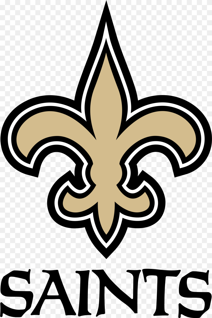 2182x3263 New Orleans Saints Logo U0026 Svg Vector New Orleans Saints Logo, Symbol, Emblem, Cross Transparent PNG