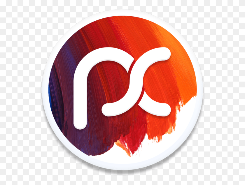 569x575 New Paint X On The Mac App Store Circle, Logo, Symbol, Trademark HD PNG Download