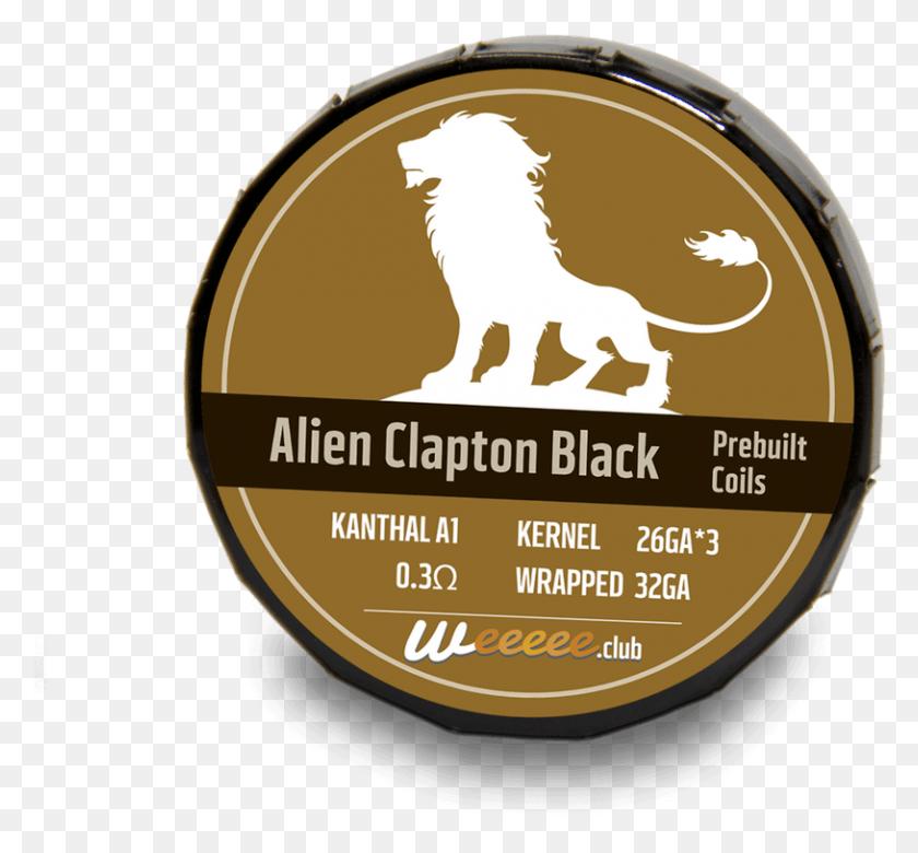 814x752 Новые Готовые Вейп-Катушки Black Label Alien Clapton 20 Kanthal, Текст, Слово, Растительность Hd Png Скачать