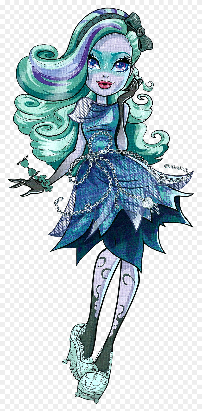 779x1650 Monster High Twyla Ghost, Persona Png
