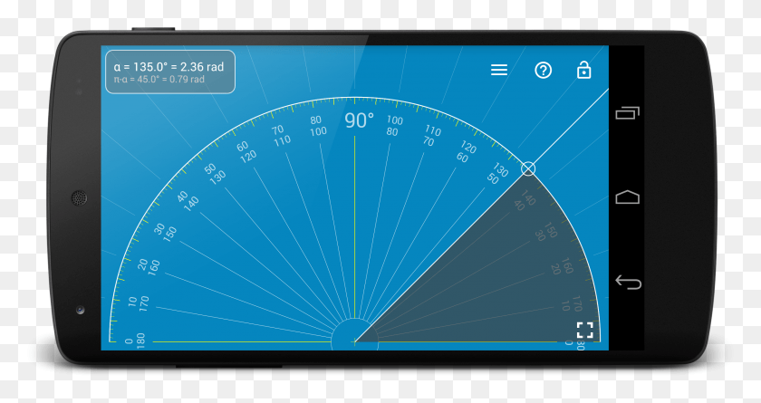 2497x1235 New Protractor Mode Presented In The Next Version Of Ruler, Gps, Electronics, Solar Panels HD PNG Download