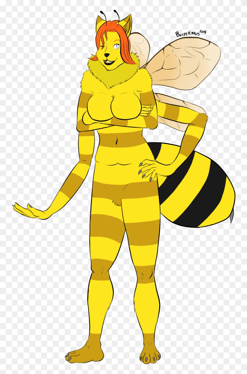 767x1213 New Queen Bee In The Hive Honeybee, Wasp, Insect, Invertebrate HD PNG Download