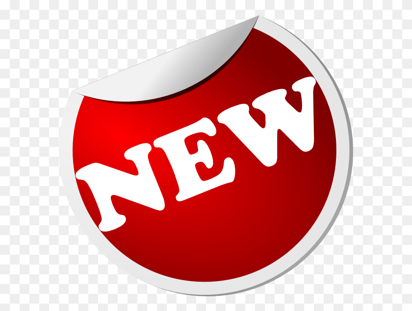 601x575 Descargar Png Nuevo Botón Rojo Girado A La Izquierda Clip Art Nuevo Botón Rojo, Ketchup, Alimentos, Símbolo Hd Png