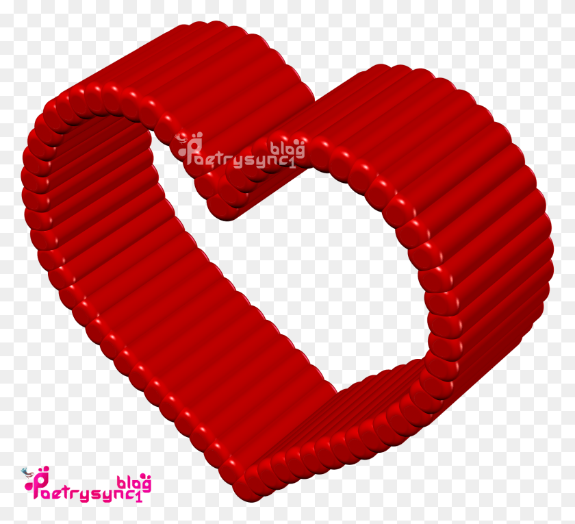 1600x1447 New Red Heart 3d, Dynamite, Bomb, Weapon HD PNG Download