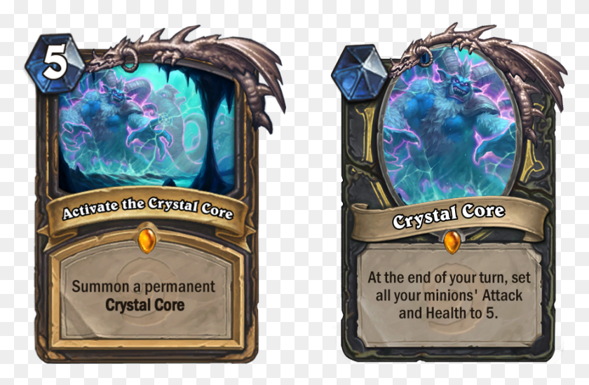 877x552 Descargar Png Nuevo Rogue Quest Crystal Core Card Discusión Hearthstone Quest Rogue Nerf, World Of Warcraft, Licor, Alcohol Hd Png