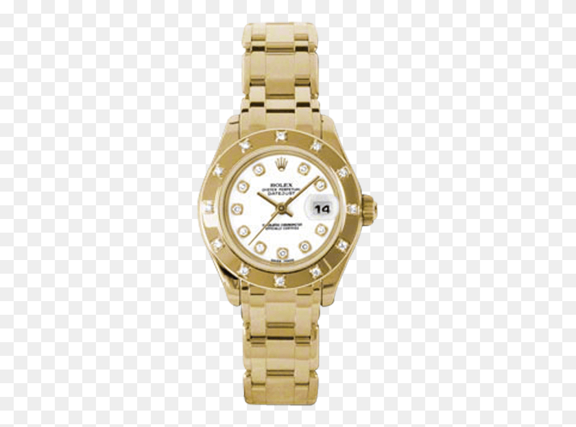 267x564 New Rolex Ladies Masterpiece Pearlmaster Watch Rolex, Wristwatch HD PNG Download