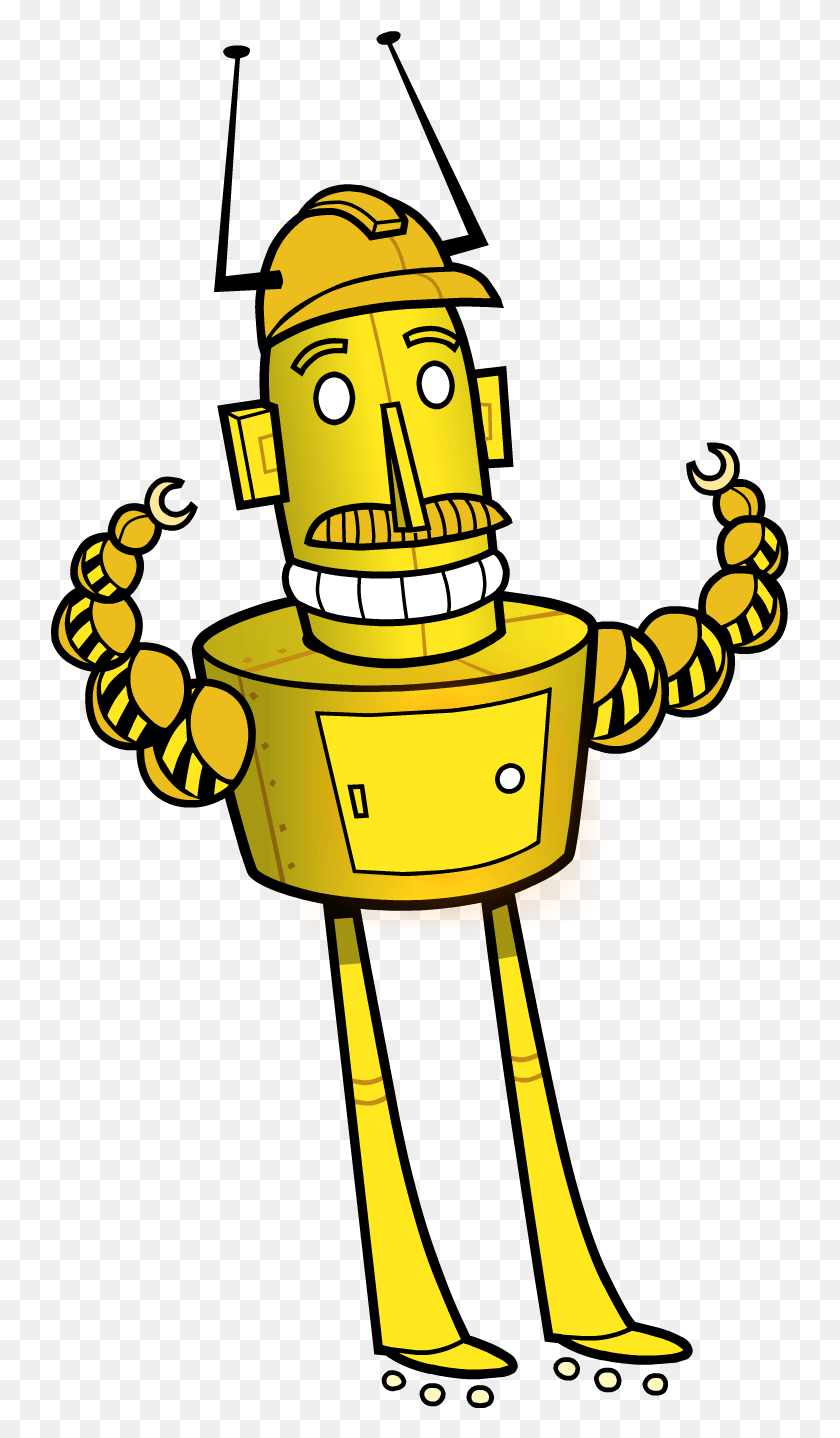 739x1378 New Shapes Cartoon, Robot, Fire Hydrant, Hydrant HD PNG Download