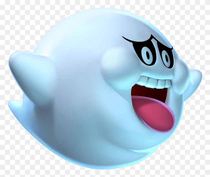 962x801 New Super Mario Bros 2 Ghost Clipart Super Mario Giant Boo, Sphere, Helmet, Clothing HD PNG Download