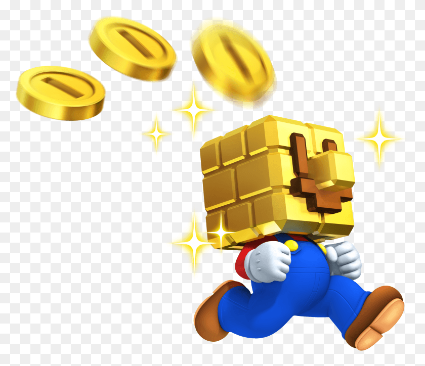 3345x2849 New Super Mario Bros 2 Gold Block, Text, Toy, Number HD PNG Download