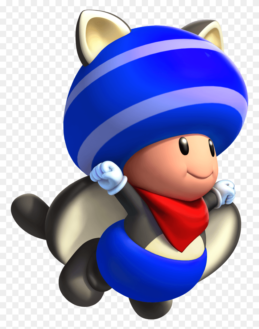 773x1007 New Super Mario Bros U Blue Toad, Toy, Clothing, Apparel HD PNG Download