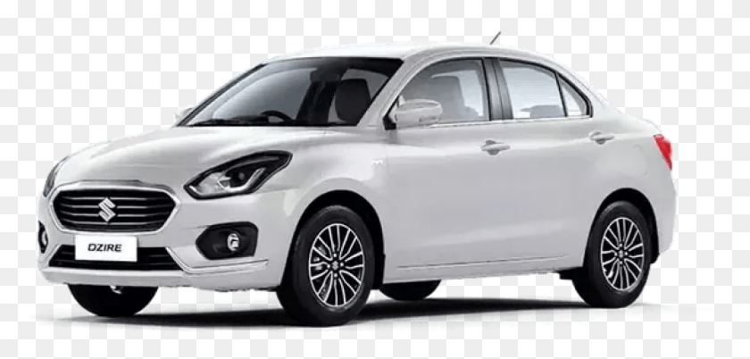 1123x493 New Swift Dzire White Colour, Sedan, Car, Vehicle HD PNG Download