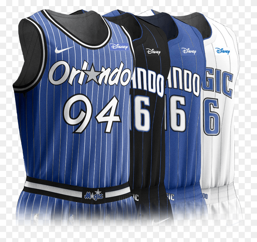 761x733 New This Season Classic Blue And Black Statement Jersey Orlando Magic Disney Jersey, Clothing, Apparel, Shirt HD PNG Download