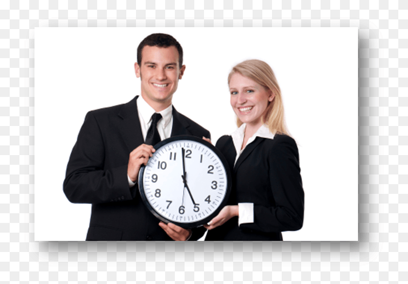 749x526 New Time Clock Software From Time Clock Eshop Helps Wall Clock, Person, Analog Clock, Suit HD PNG Download