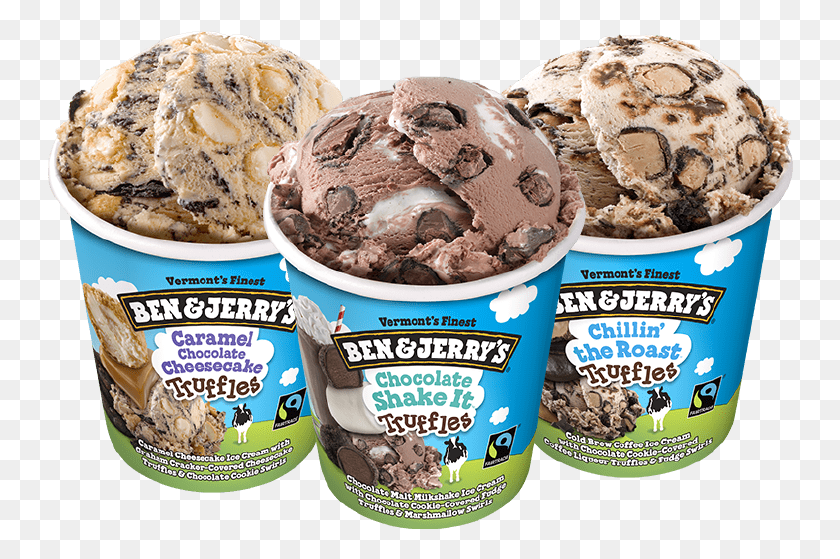 746x499 New Truffle Pints Ben And Jerrys, Cream, Dessert, Food HD PNG Download