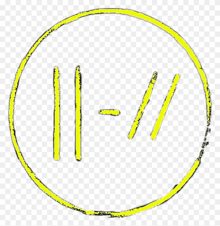 1024x1054 Логотип Twenty One Pilots Twentyonepilots Yellow Fce30 Twenty One Pilots Прозрачный, Символ, Текст, Дорога Hd Png Скачать