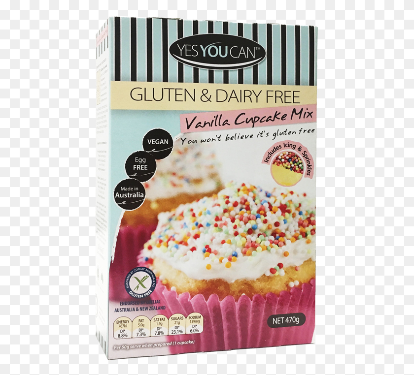 455x702 New Vanilla Low Wix Yes You Can Cake Mix, Cream, Dessert, Food HD PNG Download
