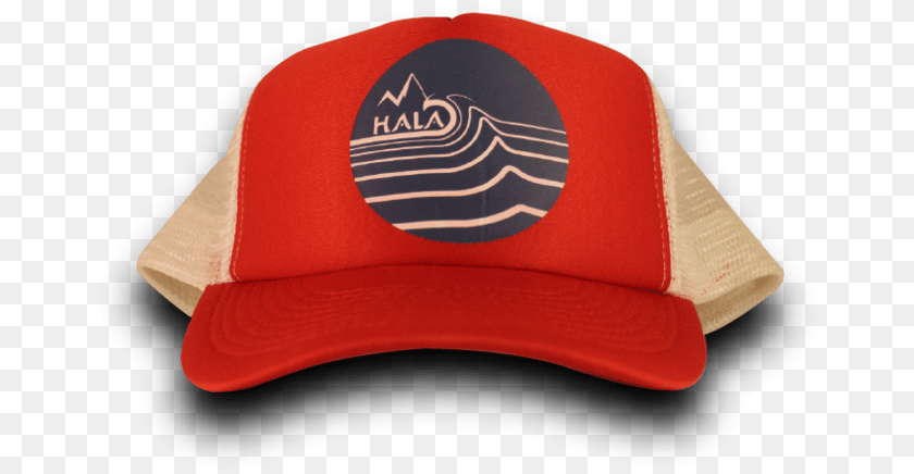 670x436 New Wave Logo Trucker Hat U2013 Hala Gear Baseball Cap, Baseball Cap, Clothing PNG