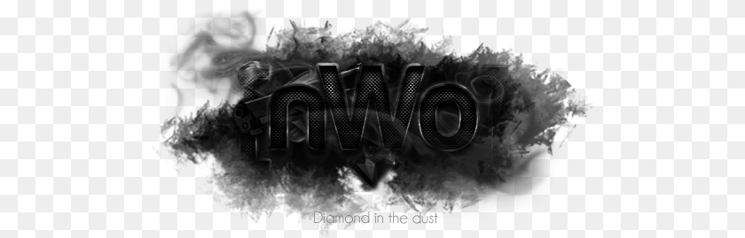 500x269 New World Order Monochrome, Smoke, Electronics, Speaker Sticker PNG