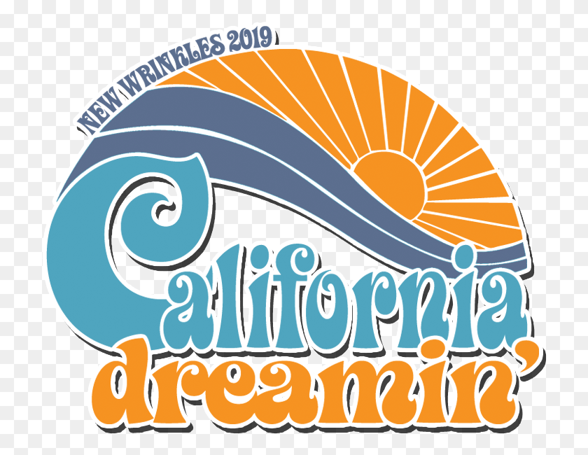 722x590 New Wrinkles 2019 Представляет Графический Дизайн California Dreamin, Морская Жизнь, Животные, Текст, Hd Png Скачать