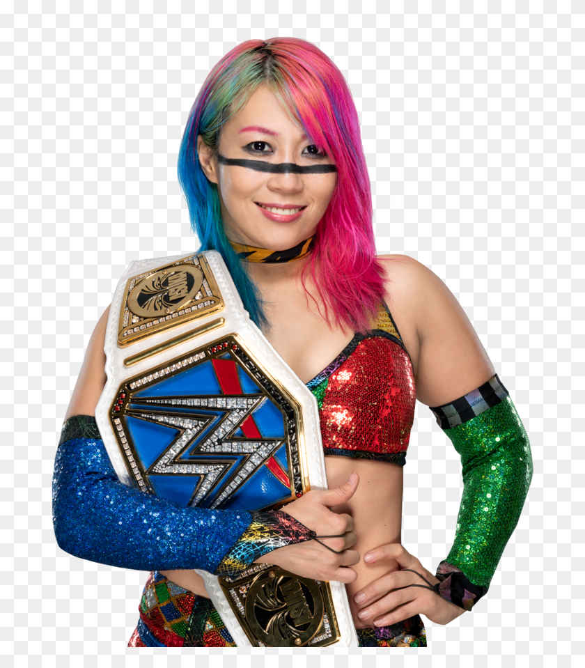 694x899 New Wwe Asuka Smackdown Women39s Champion, Costume, Cosplay, Person HD PNG Download