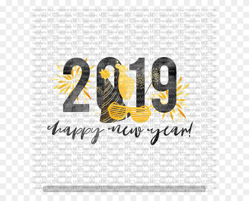 620x620 New Year, Text, Poster, Advertisement HD PNG Download